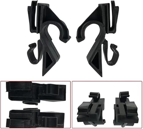 1 Pair Rear Parcel Shelf Clips, Plastic Clamp, Black, Cramp, For Fiat, For Grande, For Punto, 2006, 71719952, 71719953 - Image 5