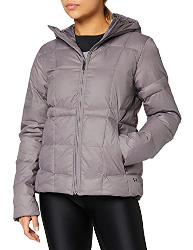 Under Armour Damen Jacke Armour Down Hooded JKT, Grau, MD, 1342814-033