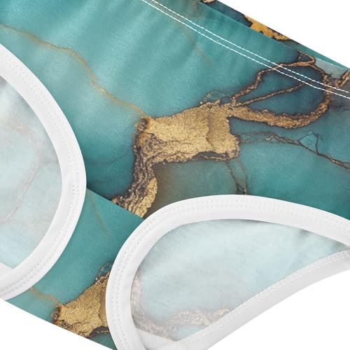 Organic Cotton Panties Stretchy Triangle Panties Briefs Underwear for Young Girls in Sizes 2T,3T, 4T, 5T, 6Y and 8Y4