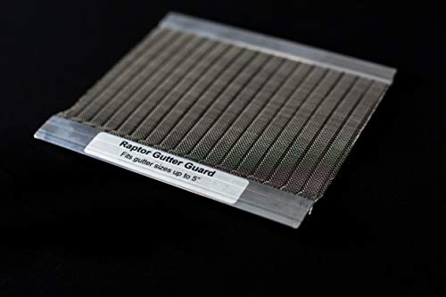 Image of RAPTOR GUTTER GUARD - Contractor Grade Stainless Steel Micro-Mesh Gutter Guard Sample Pack. Standard (5.625 in. x 6 in.) & Super (7.187 in. x 6 in.) Samples (Screws Not Included)