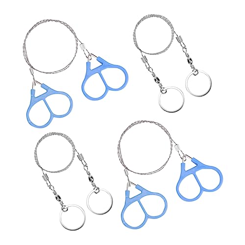 Abaodam 4Pcs Durable Pocket Survival Chainsaws Lightweight Outdoor Cutting Tools for Camping Hiking Hunting and Emergency Situations Versatile