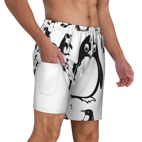 Bañador de pingüinos de secado rápido para la playa 6