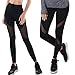 Produktbild GoVIA Mesh Leggings Damen Sporthose mit Netzeinsätzen Workout High Waist 4107+4135L Blau Gr.S/M