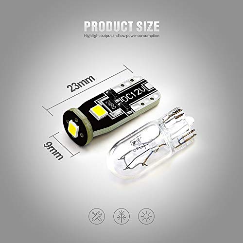 image for SIR IUS LED 194 LED Bulbs Extremely Super Bright 3030 Chipset for Car 
