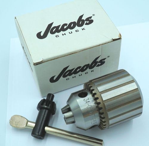 1 – 13mm Jacobs Drill Chuck & Key with JT6 Taper NO 34 Genuine Jacobs JT6 Taper Mount