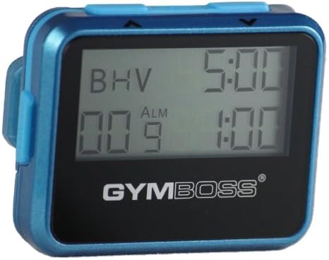 Gymboss Interval Timer and Stopwatch - Teal/Blue Metallic Gloss