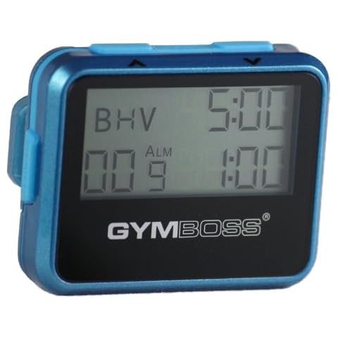 Gymboss Interval Timer and Stopwatch - TEAL/BLUE METALLIC GLOSS Cover
