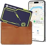 NOVOO Air Tag Karte Wallet Tracker Card Thin 1,6mm Smart Bluetooth Tag Kompatibel mit Apple Wohist? APP (nur iOS), 6 Jahre Batteriedauer GPS Item Finder für Geldbörse,Gepäckanhänger ,Reisepass