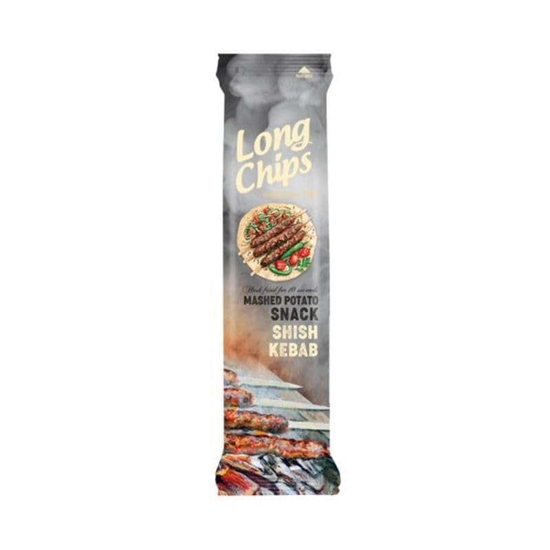 KREMTIK Snacks de Patatas Alargadas, Sabores a Elegir, Caja Expositora de 20 Unidades de 75g, Crujientes, Perfectos para Aperitivoss (20 UNIDADES x 75G, KEBAB)