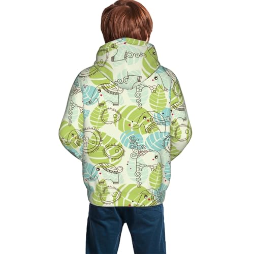 Little Elephants Garden Kid Hoodies Boys Sweatshirts Girls Pullover with Pocket4