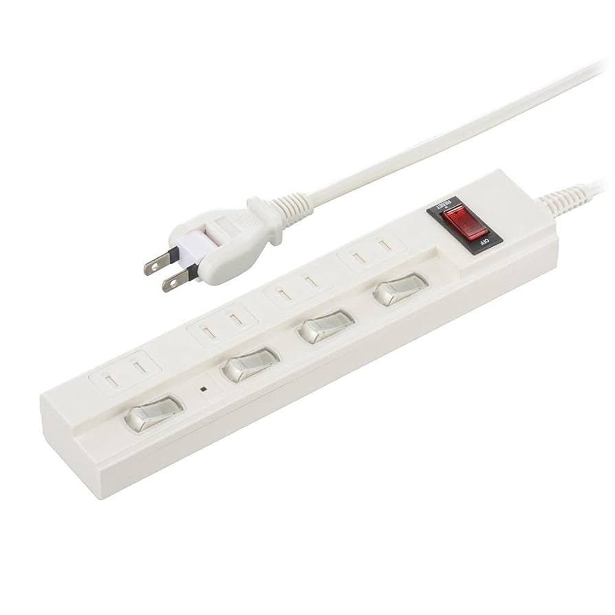 Amazon.co.jp: オーム電機 電源タップ コンセントタップ 節電