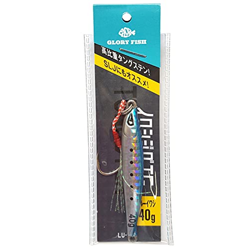 グローリーフィッシュ(Glory Fish) メタルジグ イワシジグTG タングステン 40g LU-056 ブルーイワシ 2枚目