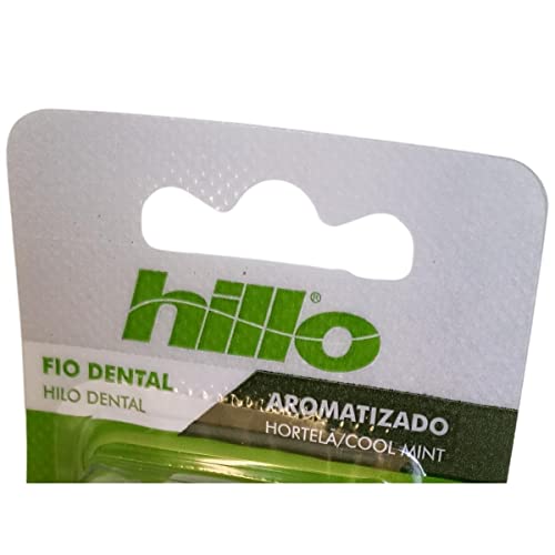 Hillo Fio Dental Vegano 50 Metros Aromatizado Hortelã