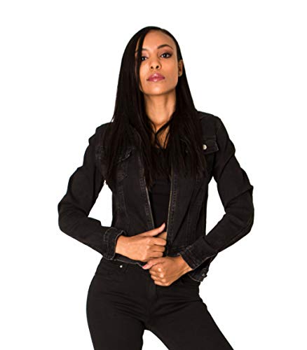 Nina Carter Art. S382 Damen Jeansjacke Übergangsjacke Kapuzenjacke...
