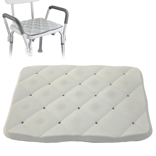 Duschsitzkissen – Badstuhl-Schaumstoffmatte Transferbank Pad Badhocker für Behinderte Behinderte, rutschfest, 29 cm B x 40 cm L x 2,1 cm H
