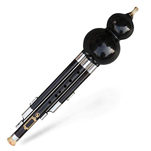 Jtkdl Hulusi,Premium Ebony Hulusi Flute Wood Wind (Size : B Key) #TOP28
