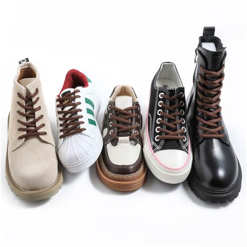 Image of VSUDO 1 Pair Oval Sneaker Shoelaces or Running Shoe Laces, Basketball Shoe Lace, Sport Shoestring or Athletic Shoe String