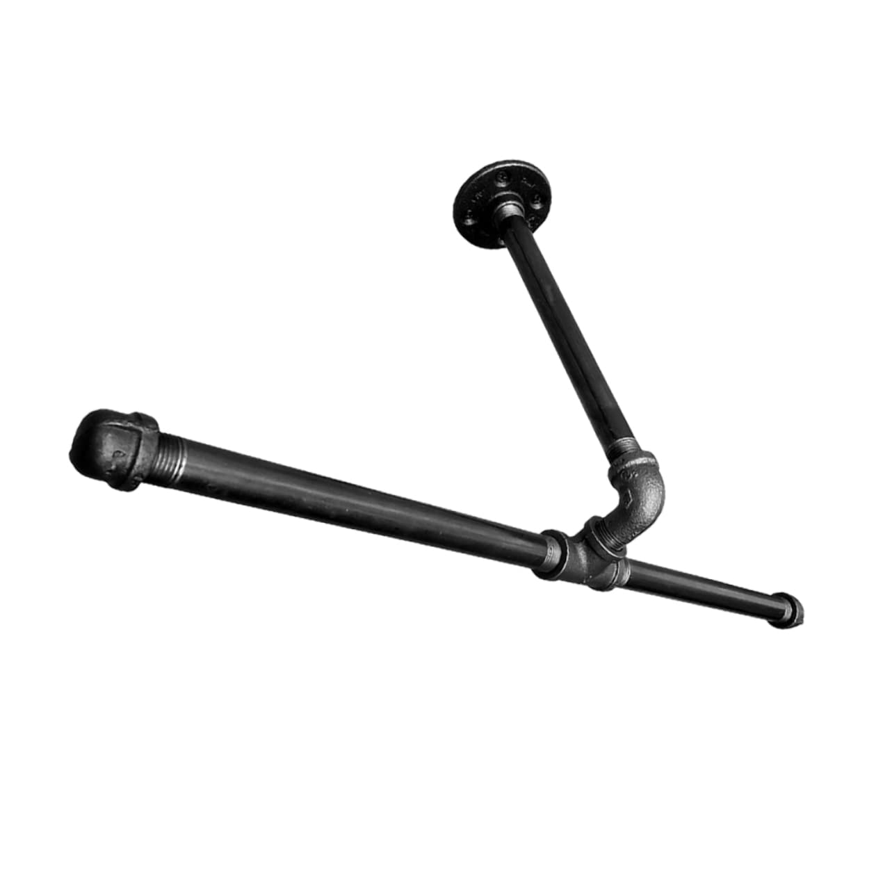 Barre de fer multifonctionnelle pour vêtements : sublimez le rangement de votre magasin