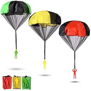 nutty toys Parachute Toys for Kids – Tangle Free Outdoor Flying Parachute Men, Best Small Outside Toys 2023 for 3 4 5 6…