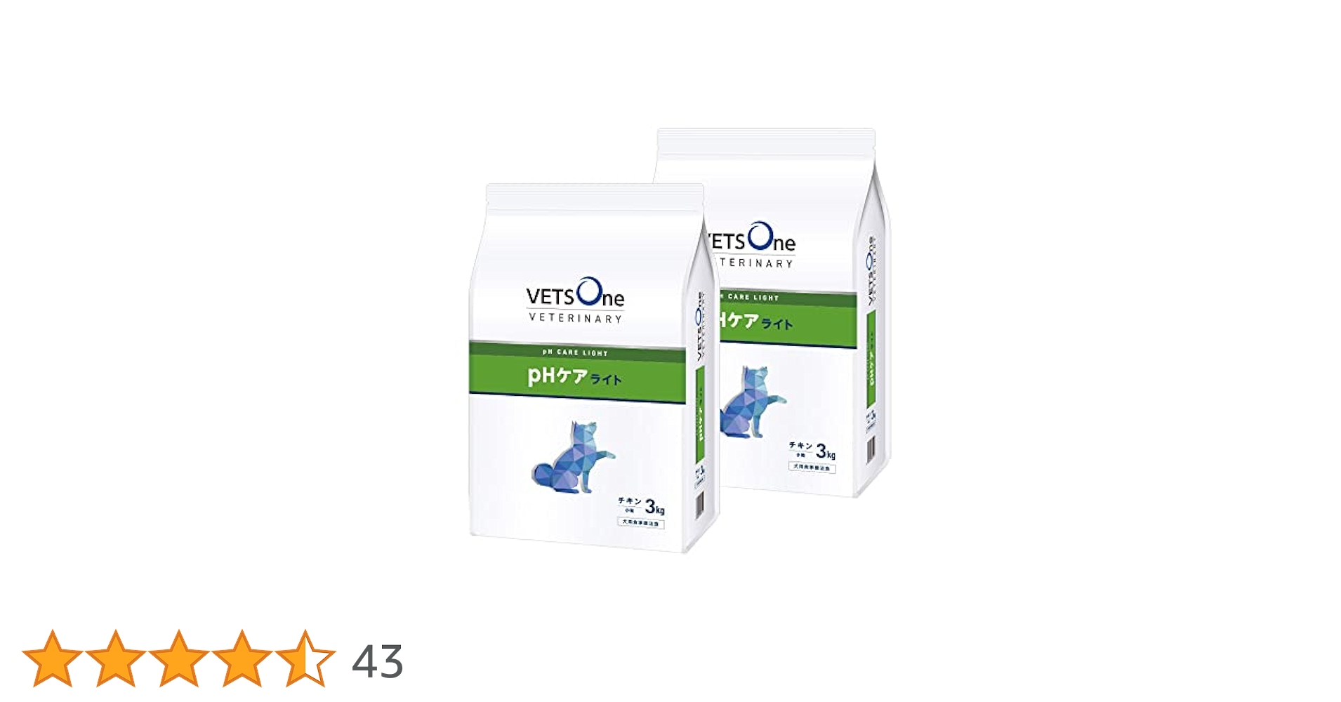 VETSOne ベッツワンpHケアライト ドッグフード ドライ3kg×2袋セット Amazon.co.jp: 【2袋セット】ベッツワンベテリナリー 犬用 pH