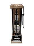 🎁 Die Eiserne Reserve Black Edition mit einer Flasche Krombacher Pils 0,50L incl. Säge - Der Beschenkte muss die Stäbe zersägen um an den Inhalt zu gelangen. Größe ca. 12 x 19 x 37 cm