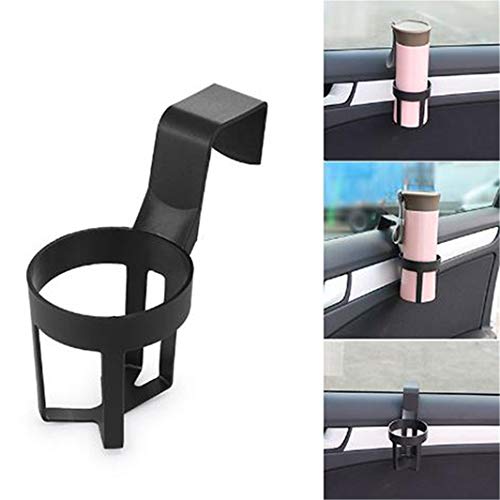 Portavasos para auto negro de plástico para botellas y latas miniatura 4