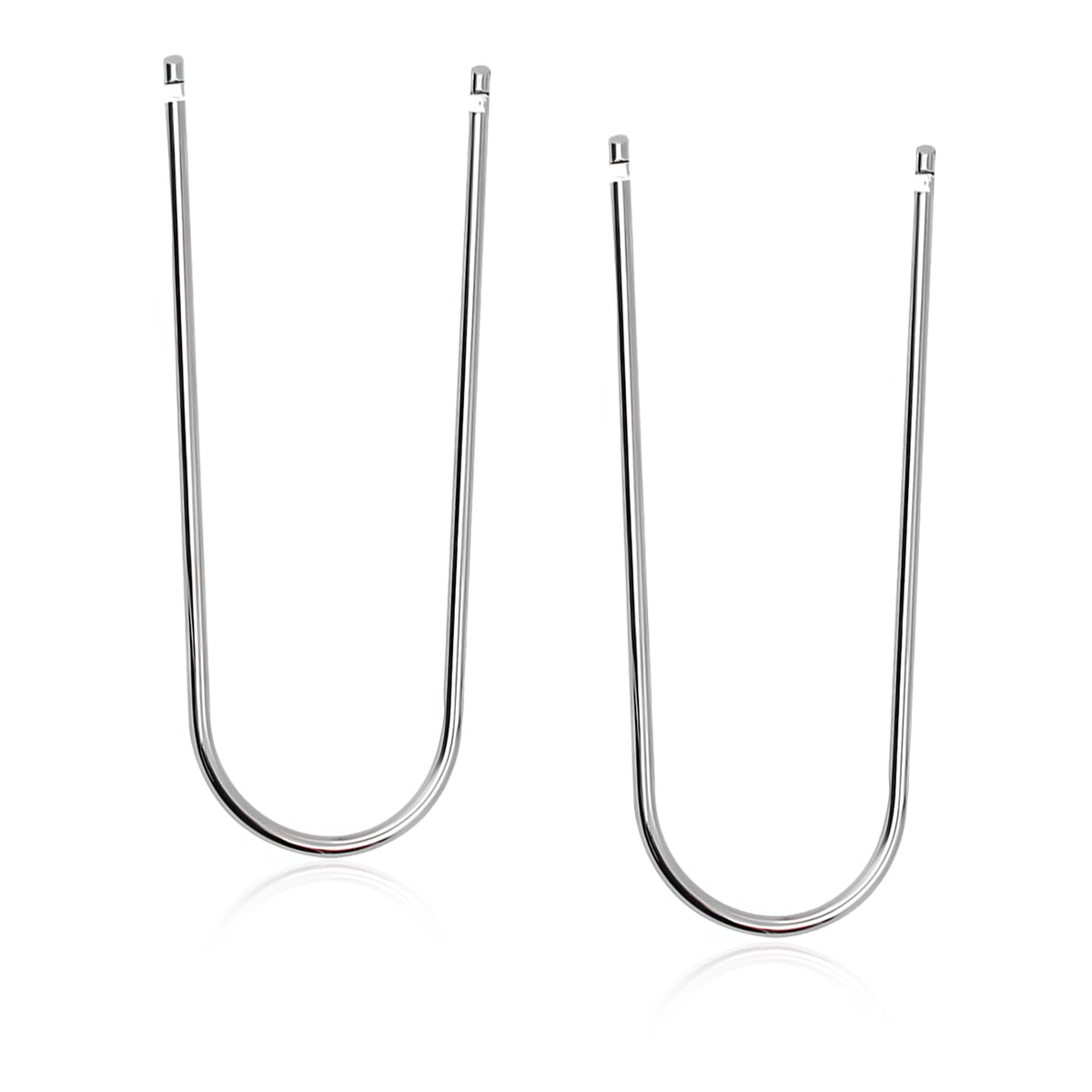 Wevdn 2 PCS Car Radio Removal Tool, U-Shaped Automotive Radio Disassembly Pry Tool Kit, Stainless Steel Stereo CD DVD Host Release Removal Tool for