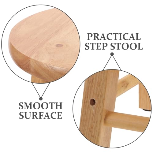 Tabouret en bois massif NUOBESTY rustique chic conçu pour durer