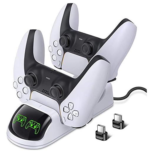 Carregador Controle Duplo Playstation 5 Dualsense Ps5