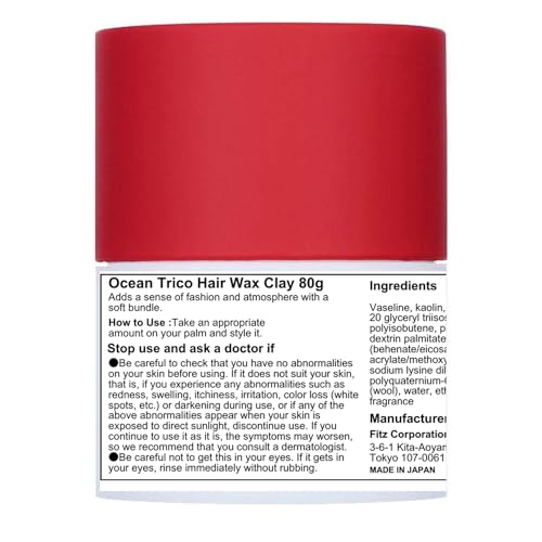 Ocean Trico Hair Wax 80g - Clay miniatura 3