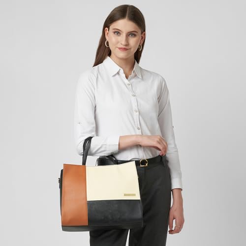 Image of Caprese Jelly Large Satchel Bag for Women with Adjustable & Detachable Strap | Multiple Compartments | Versatile Shoulder, Crossbody & Handheld Bag for Work, Travel, and Everyday Use