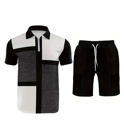 T-shirt manche courte et short homme imprimé 3D tenue de sport respirante