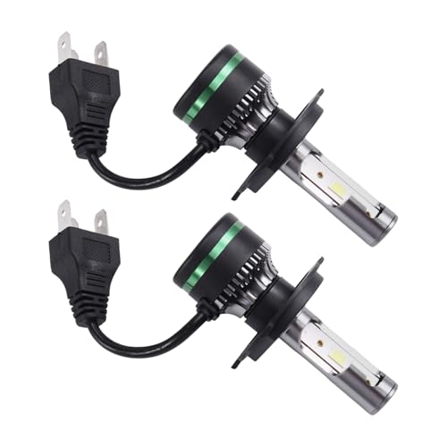 Faros LED H4 de 300W con refrigeración turbo y 30.000 horas de luz