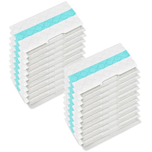 Dovlazm Replacement Pads for Shark VACMOP VM252 VM200 VM190 VM250 VM251 VM200C VM252C QM250 VC205,20 Pcs Disposable Vac Mop Pads Refills