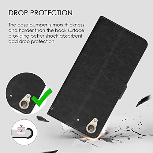 Image of Amazon Brand-Solimo Flip Leather Mobile Cover (Soft, Flexible & Kickstand Back case) Compatible for Huawei Honor Holly 3 (Black)