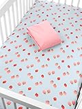 Simple Joys by Carter's Kids Baby 2-Pack Cotton Crib Sheets, Strawberry/Dots, One Size
