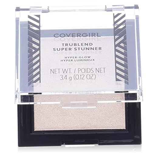 COVERGIRL TruBlend Super Stunner Hyper-Glow Highlighter, Pearl Crush, 0.12 Ounce (Pack of 1)