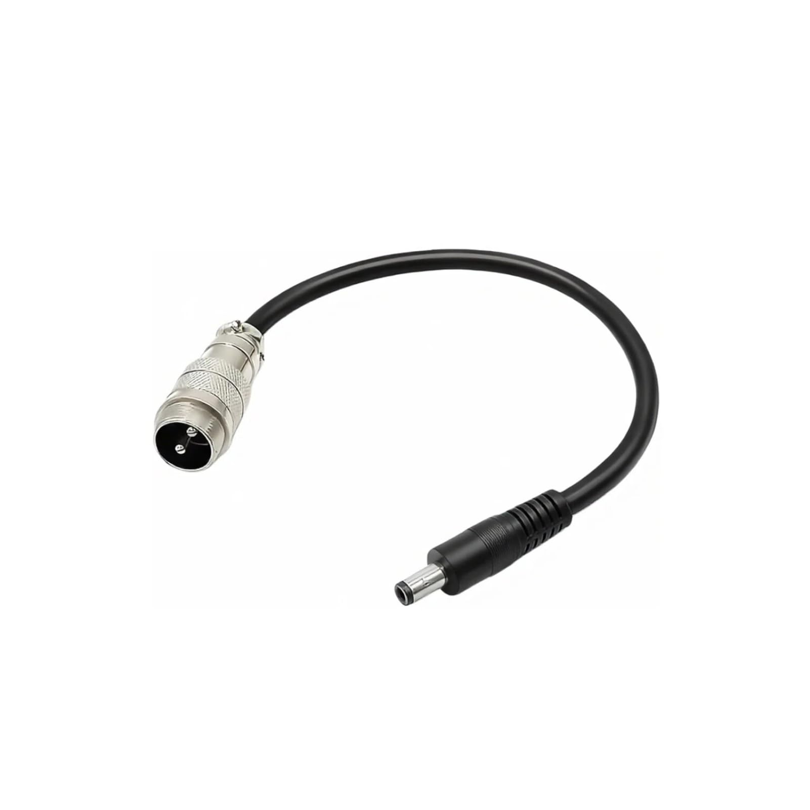 Elecbee GX16 Connector 2 Pin Male to DC Plug Cable 25cm, Aviation