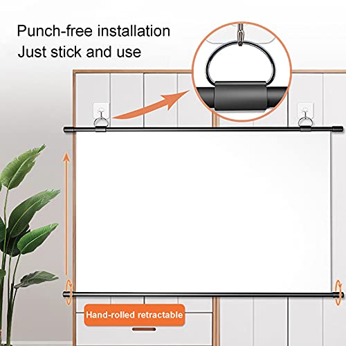 Pantalla para proyector portátil plegable 72 pulg 16:9 miniatura 2