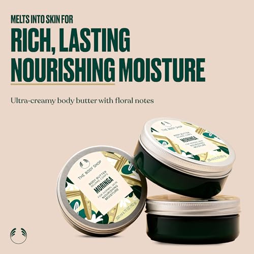 Image of The Body Shop Body Butter | 96hr Nourishing Moisture for Dry Skin | Non-Greasy with Shea Butter for Smoother Softer Skin, Vegan, 200 ml / 6.4 oz