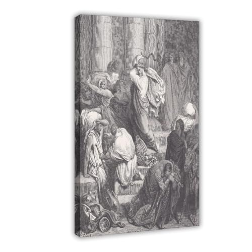 Toile Gustave Doré l'intensité de l'art pictural ancien chez vous 40x60
