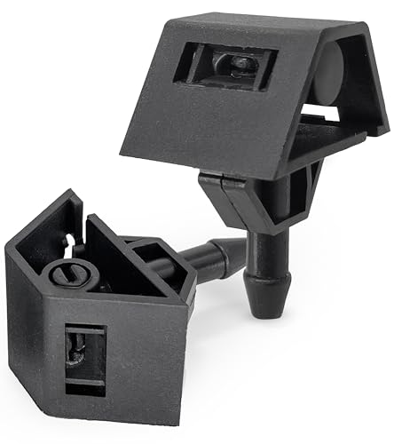 Click&Fit Ugelli lavavetri compatibili con Nissan Qashqai J10 J11 dal 2007 al 2018 - Spazzolone tergicristallo ricambio 28932JD000 289306MA0A, 2 pezzi