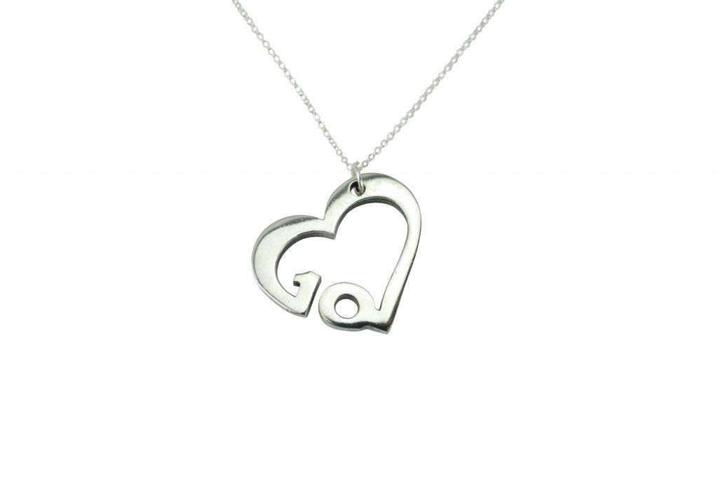100% Pure Tin 10 Year Wedding Anniversary Necklace