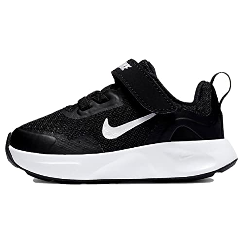 Nike Baby Jungen WearAllDay (TD) Sneaker, Black/White, 22 EU