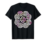 Hmong Floral Logo Design Culture Heritage Indigenous T-Shirt