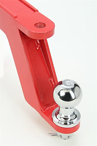 Engate Universal Rebaixado Com Ponto De Ancoragem - Vermelho