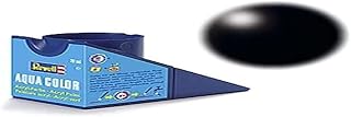 Revell 18ml Aqua Color Acrylic Paint (Black Silkyy Finish)