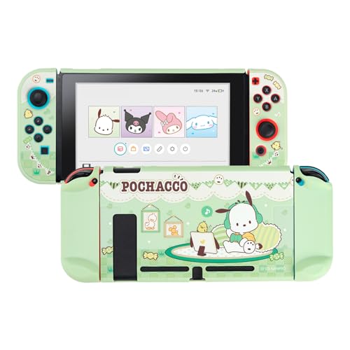Kuitmor Switch 1 Pochacco Schutzhülle Set Grün