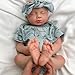 Realistic Reborn Baby Dolls Silicone Full Body Open Mouth - 20 Inch Lifelike Sleeping Newborn Baby Boy Doll Anatomically Correct