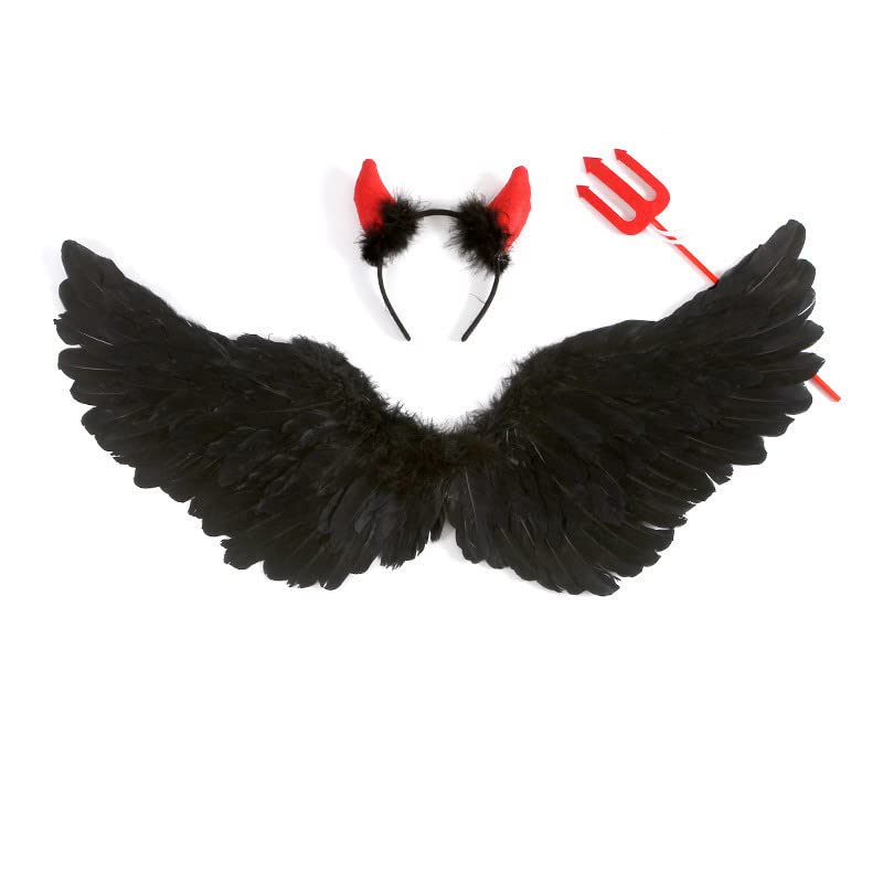 Amazon.co.jp: [FTXJEHG] 悪魔の翼 天使の翼 コスプレ 天使の羽